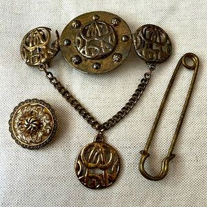 Vintage bronze jewellery